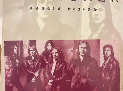 Foreigner. Double vision. Original 1978 release. Vinyl vg+. Sleeve vg