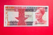 GHANA  5 CEDIS   1980  Pick  19b Uncirculated