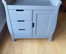 OBaby Stamford Changing Unit Warm Grey