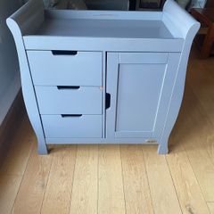 OBaby Stamford Changing Unit Warm Grey