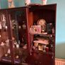 Large Mahogany-Style Display / Wall Unit Image 2