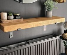 Custom Made Solid Wood Shelf