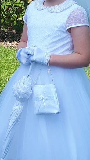 communion dress & accessories