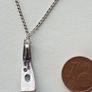 Silver Necklace & Drop Pendant in Pres. Box Image 5