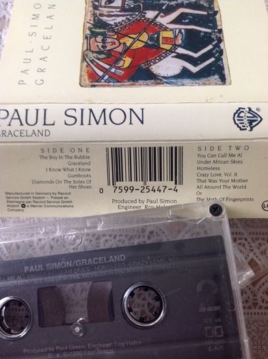 Paul Simon.  Graceland.  Cassette Tape.