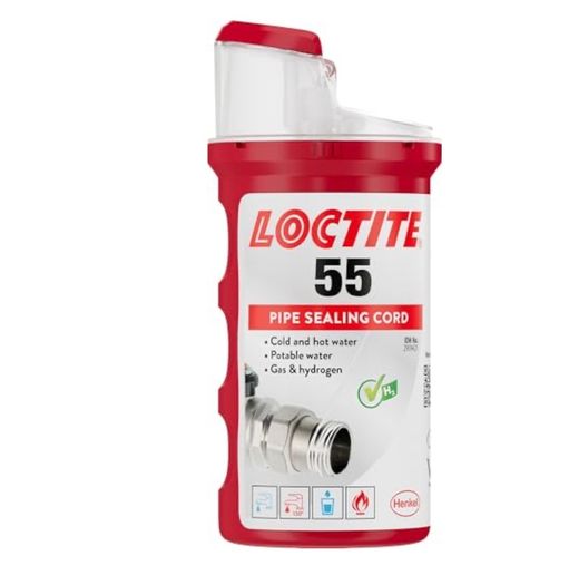 Loctite 55 Pipe Sealant for Drums, In-Plant Utilities, LPG Lines, Natural Line, Oil Lines, Pneumatics, Pumps, Steam Systems,