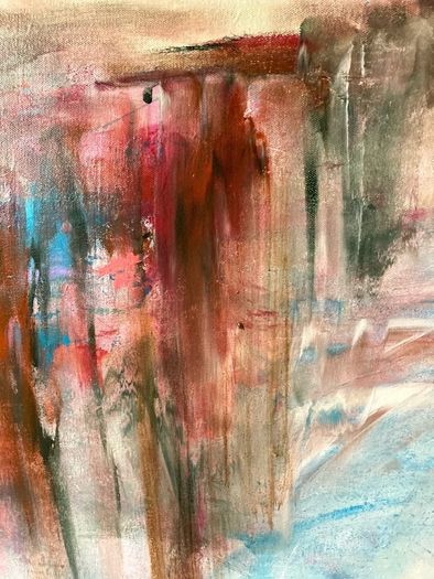 XL Framed Original Art Original Abstract Painting