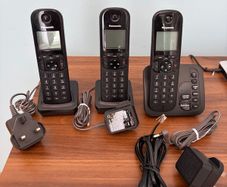 Panasonic answering machine and house phones