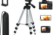 Phone Tripod42 Inch 360 flexible Smartphone Tripod,Also Use as Camera Tripod, DSLR Tripod, Video Tripod with Phone Holder Mount