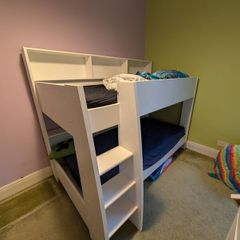 Tam Tam Kids' Bunk Bed (White)  Great Condition