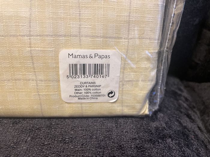 SIGNIFICANTLY REDUCED Brand New Mamas and Papas Curtains & Tie backs