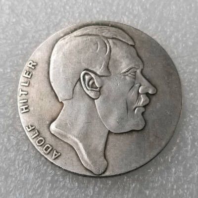 Ww2 Mark German Coin  Hitler Luftwaffe Swastika Nazi Warplane  Reichsmark