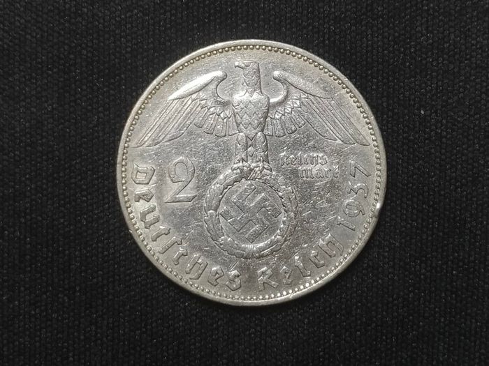 2 Reichsmark 1937 A - Germany (Berlin) WW2