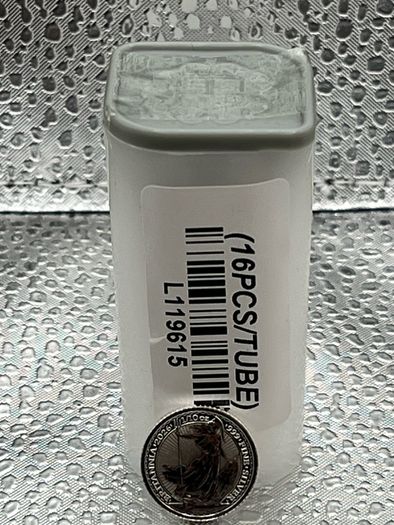 1/10th x16pc Tube Fine 999 Silver bullion Britannias 2026 Coins.
