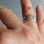 Sterling silver heart ring Image 2