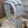 galvanised bike rack hoop bridges. Image 2