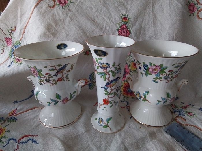 Two Aynsley Urn Shaped Vase + Another