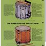 Vintage Ludwig 14 x 10 Parade Marching Snare Drum 10-Lug White No. 1162 Image 10
