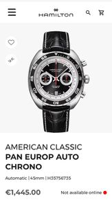 Hamilton Pan Europ Auto Chrono