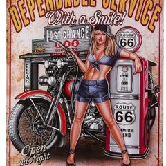 Dependable Service : Metal Sign