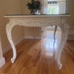 French dining table and chairs