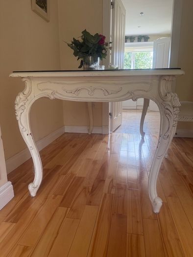 French dining table and chairs