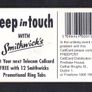 1995 Ireland 10 unit Smithwicks beer /Irish Ale, "Keep in touch with Smithwick's" (Schlumberger SC7) Call Card Used. Telecom Eireann card number 1103. Image 3