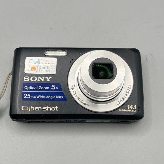 Sony Cyber-shot DSC-W520 14.1 MP Digital Camera - Black - Full Kit
