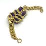 Vintage brutalist amethyst bracelet Image 8