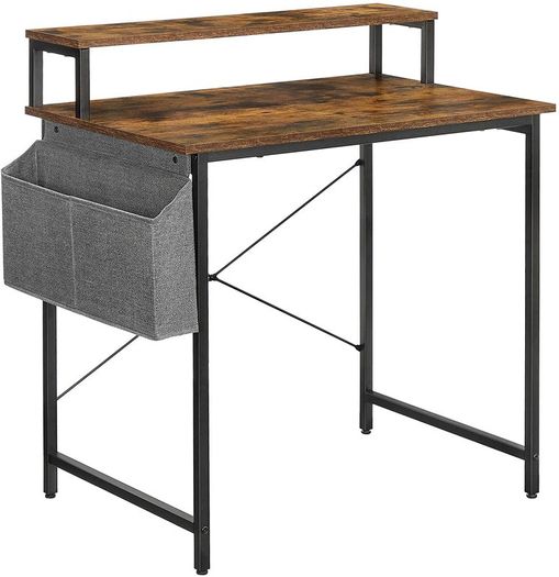 Desk, Computer Desk with Monitor Stand