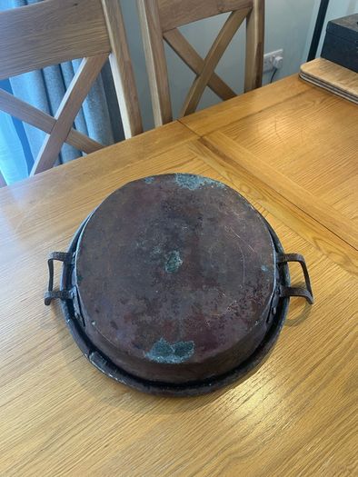 Antique French Copper Pans/Preserve Pans