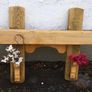Rustic Oak Beam floating shelf / display Image 3