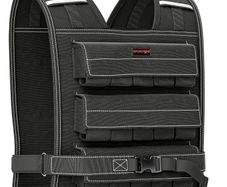 15KG Adjustable Weighted Vest, Running Weight Vest, with 30 Metal Weights, Reflective Strips, for Running, Exercise