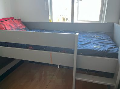 kids single bunk bed