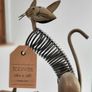 Too arts Cat, Iron Sculpture Home Decor Image 2