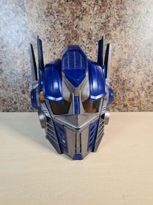 Transformers Optimus Prime Electronic Talking Voice Changer Helmet Mask Hasbro 2006