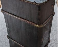 Old style suitcases