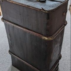 Old style suitcases