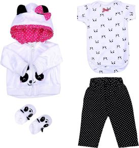 Reborn Dolls Clothes 22 inch Outfit Accessories 6pcs Set for 20-22 Inch Baby Doll Newborn Girl (FREE SHIPPING)