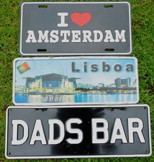 Vintage Wall Decor Car License Plaque Poster (20 each)
