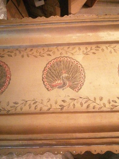 Vintage brass tray