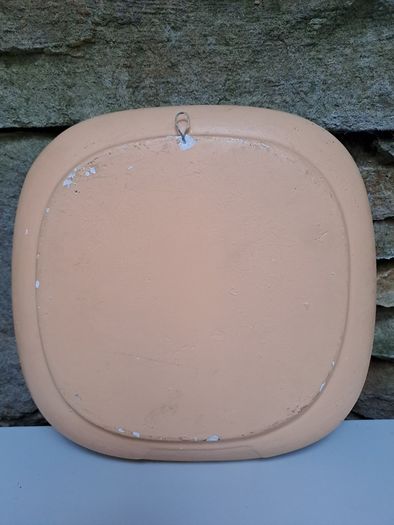 Vintage 3D wall plate Cottage by the River