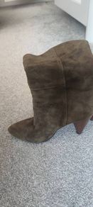 real suede ankle boots