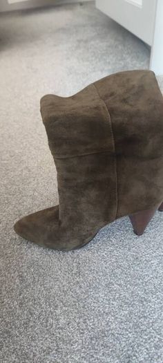 real suede ankle boots