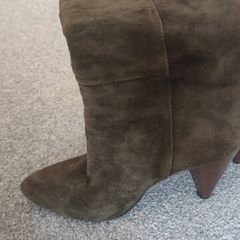 real suede ankle boots