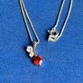 Sterling Silver Cherry Necklace Image 2