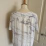 Yaya white grey viscose top size 10-12 Image 3