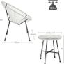 _Garden Furniture Set 3 Piece Garden Furniture Set Poly Rattan Lounge Image 3