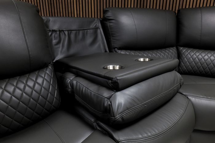 Rita Manual Corner Leather Recliner Sofa