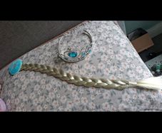 Frozen Elsa plait wig and crown